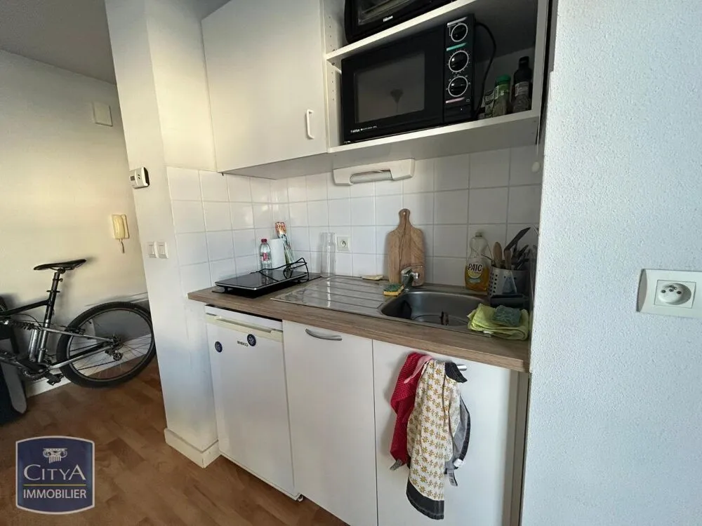 Kitchen - Meubled Studio with Lift in Laval
