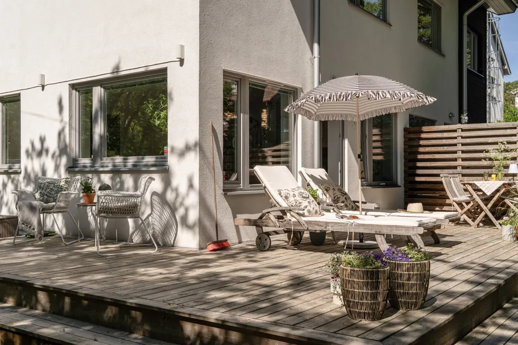 Terrasse - Townhouse with Garden in Mälarhöjden