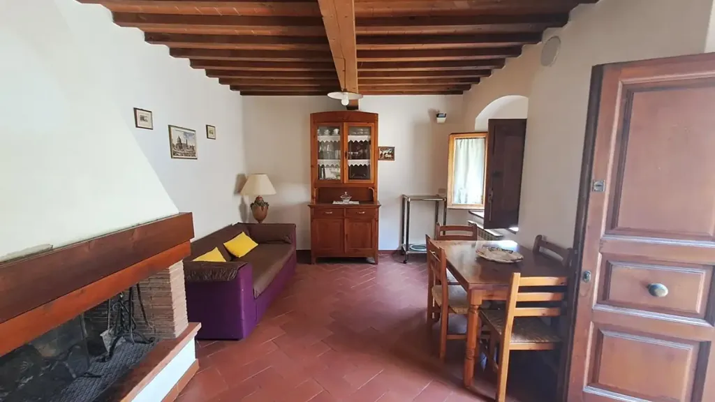 Salle à manger - Rustic-Style Terraced Apartment near Castellina