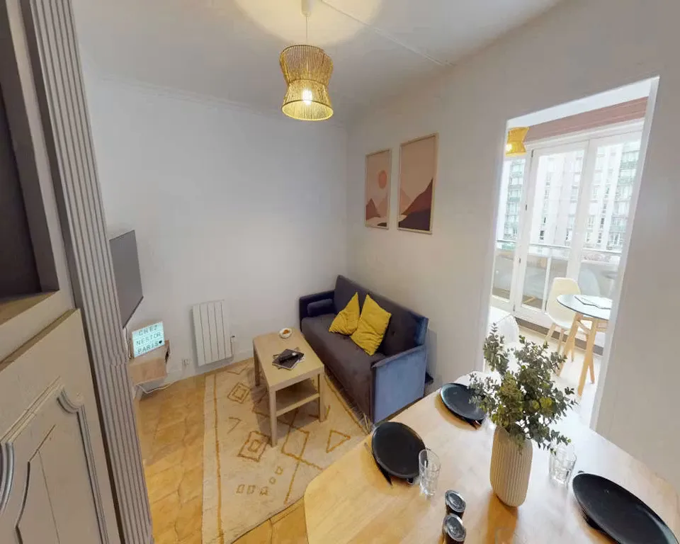 Séjour - Chambre avec Équipements à Asnières-sur-Seine