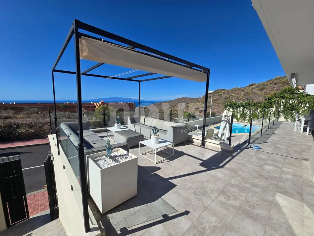 Terrasse - Detached Villa with Pool and Ocean Views, Costa Adeje