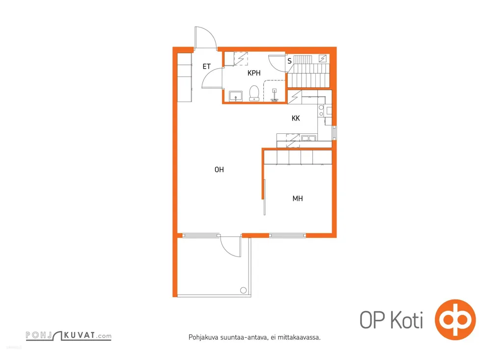 Plaan - Apartment with Balcony in Kangasala Centre