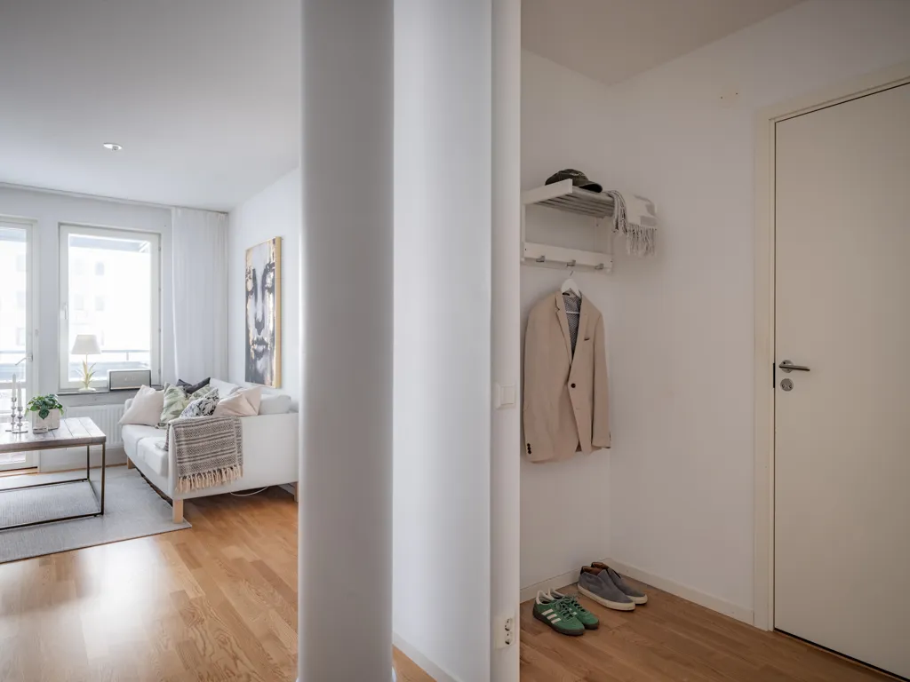 Séjour - Apartment with Large Balcony in Täby