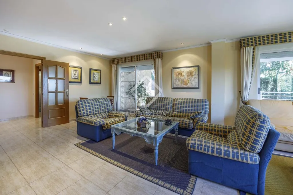Séjour - Villa with Pool in Alfinach, Puçol