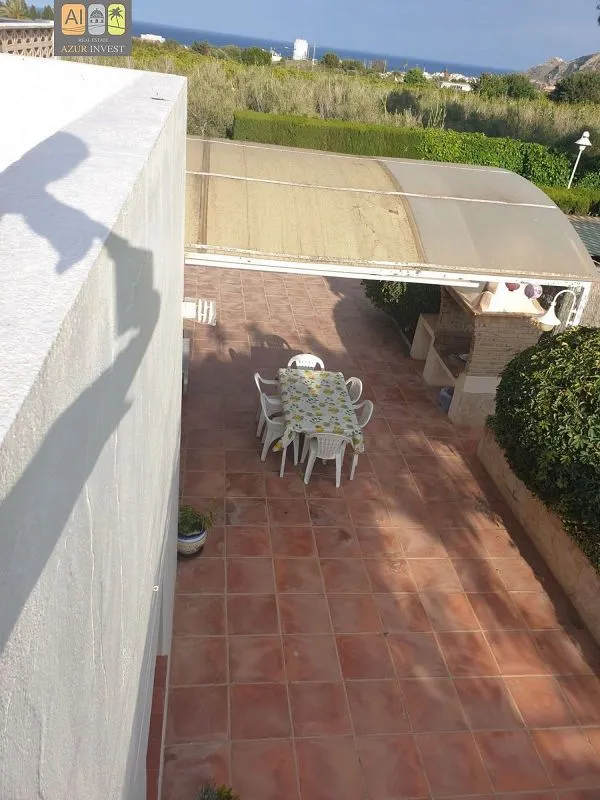 Terrasse - Chalet with Sea Views and Pool in Planet