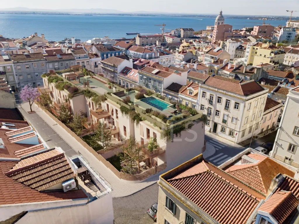 Õhuvaade - 2 Bedroom Flat with Rooftop Pool in Lisbon