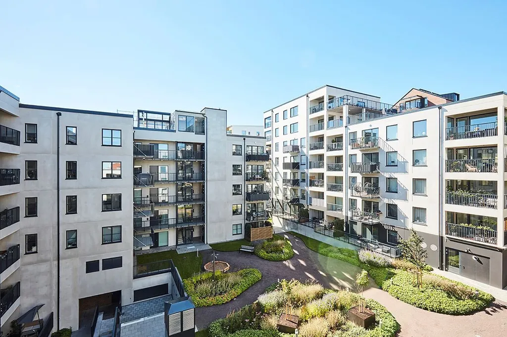 Vista aerea - Modern Flat with City Proximity in Munksjöstaden