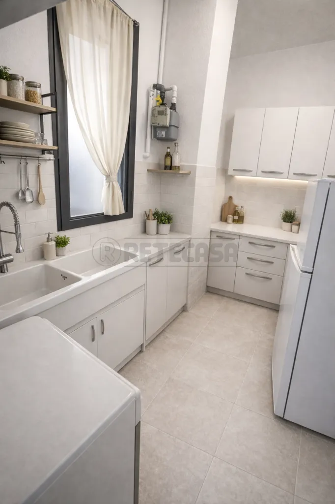 Cuisine - Bright Apartment with Sea View in Loano