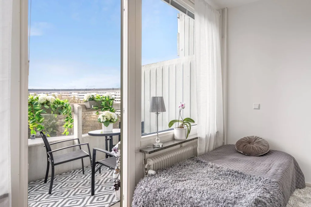 Chambres - Renovated Penthouse with Balconies in Grindtorp