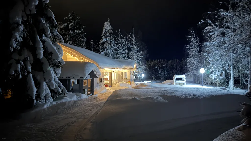 Välivaade - Detached House with Forest View in Ruka