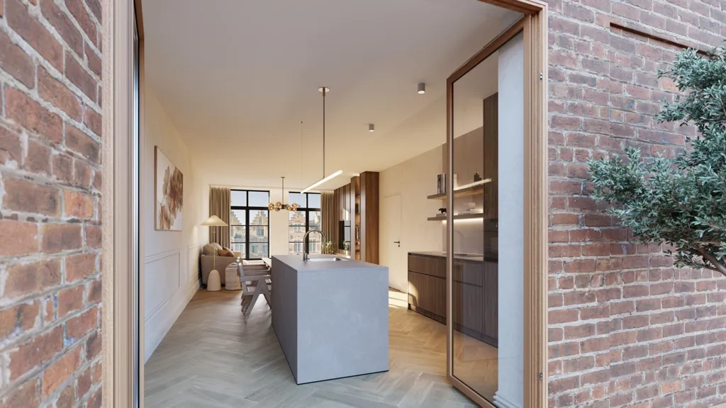 Esik - Ground Floor Apartment with Terrace in Bruges