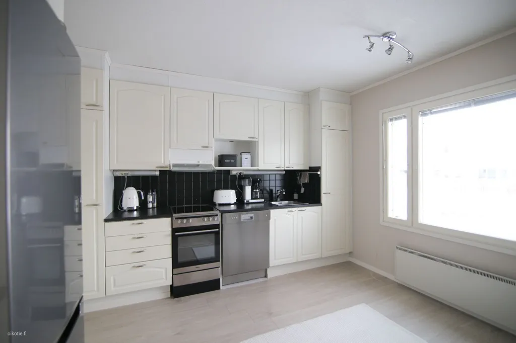 Kitchen - Modern Flat with Sauna in Joensuu