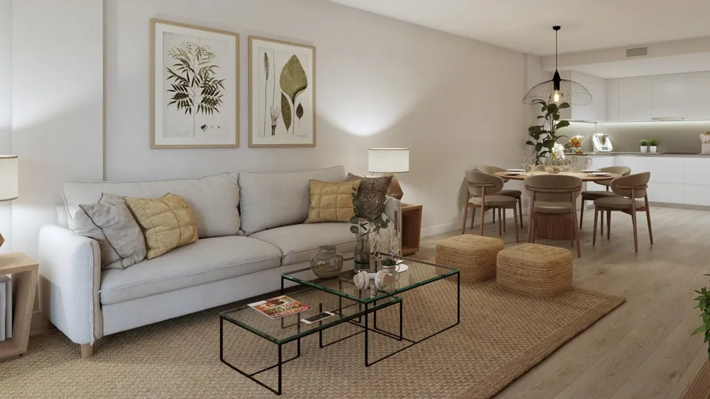 Séjour - New Build Flats with Open Views in Torremolinos