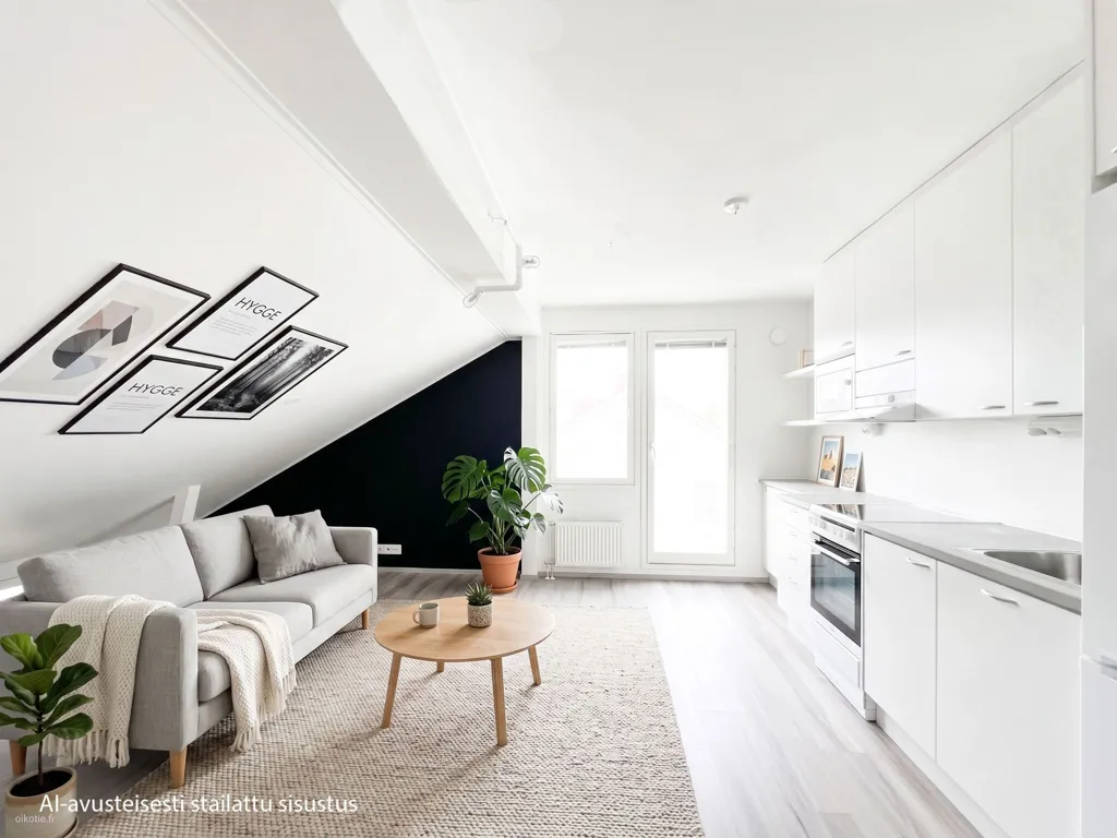 Elutuba - Attic Studio with French Balcony in Nekala