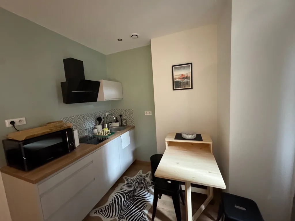 Cuisine - Appartement Rénové 2 Pièces Centre-ville de Pau