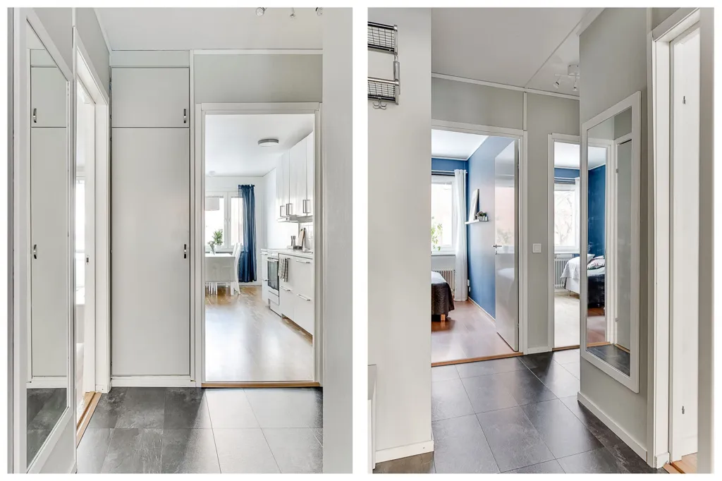 Hallway - Three-Bedroom Apartment with West-Facing Balcony in Umeå