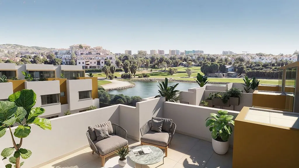 Terrasse - New Flat with Golf View in Roquetas