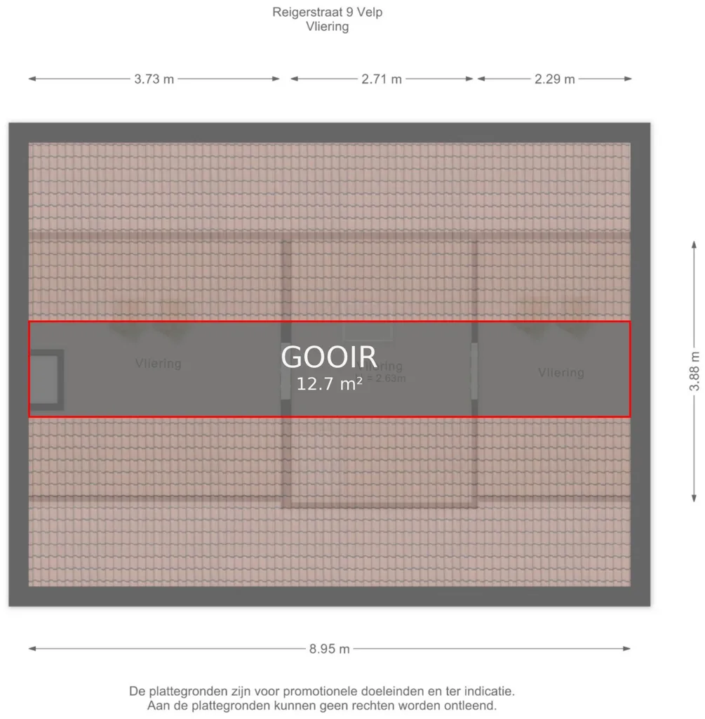 Plan - Extended Semi-detached House with Garden in Velp