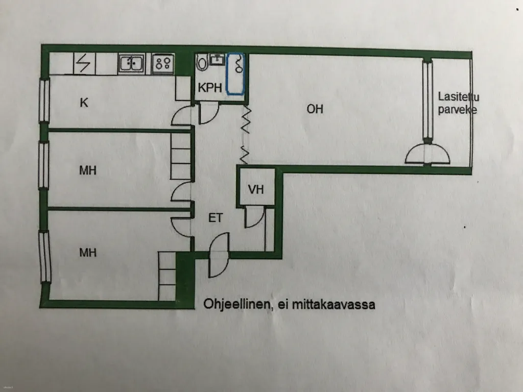 Plan - Elegantly Renovated Triplex in Imatrankoski