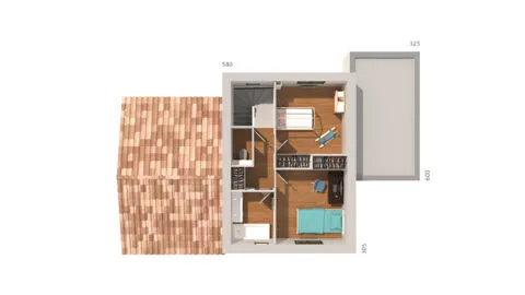 Plan - Maison Contemporaine avec Vue Dégagée à Aubignosc