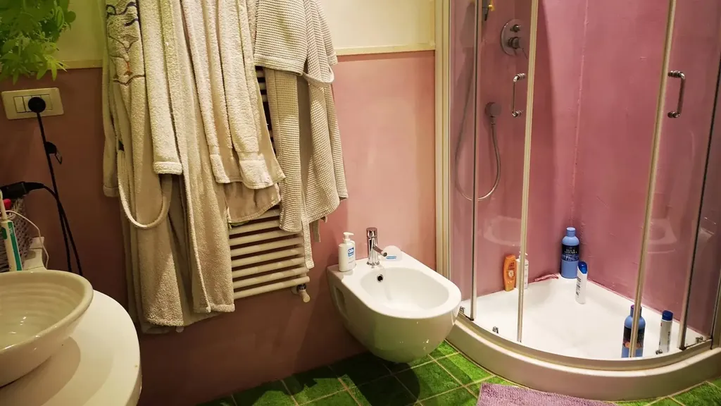 Salles de bain - Restored Apartment with Historic View in Siena