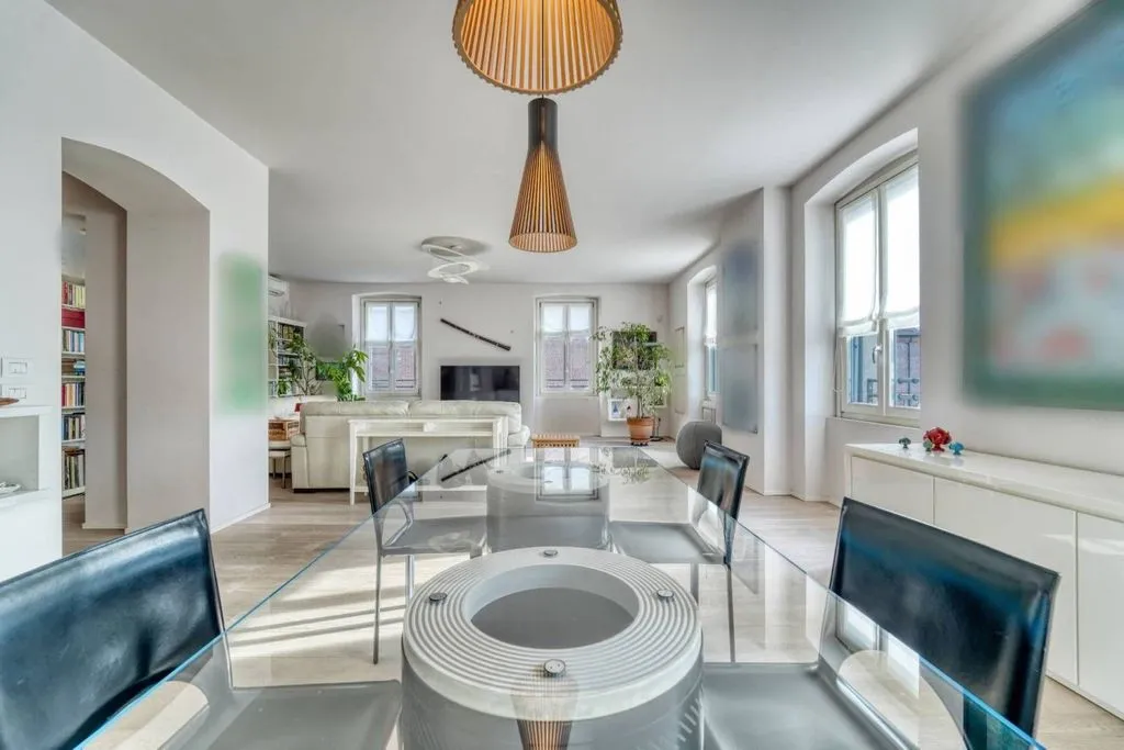 Salle à manger - Luxury Apartment with Triple Exposure in Milan