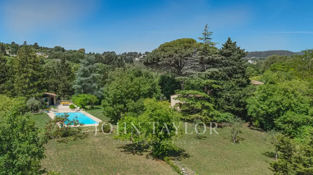 Vista aerea - Luxury Villa with Pool in Grasse