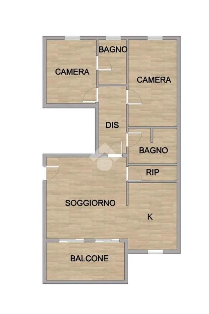 Plaan - Elegant Triplex with Balcony in San Donato Milanese