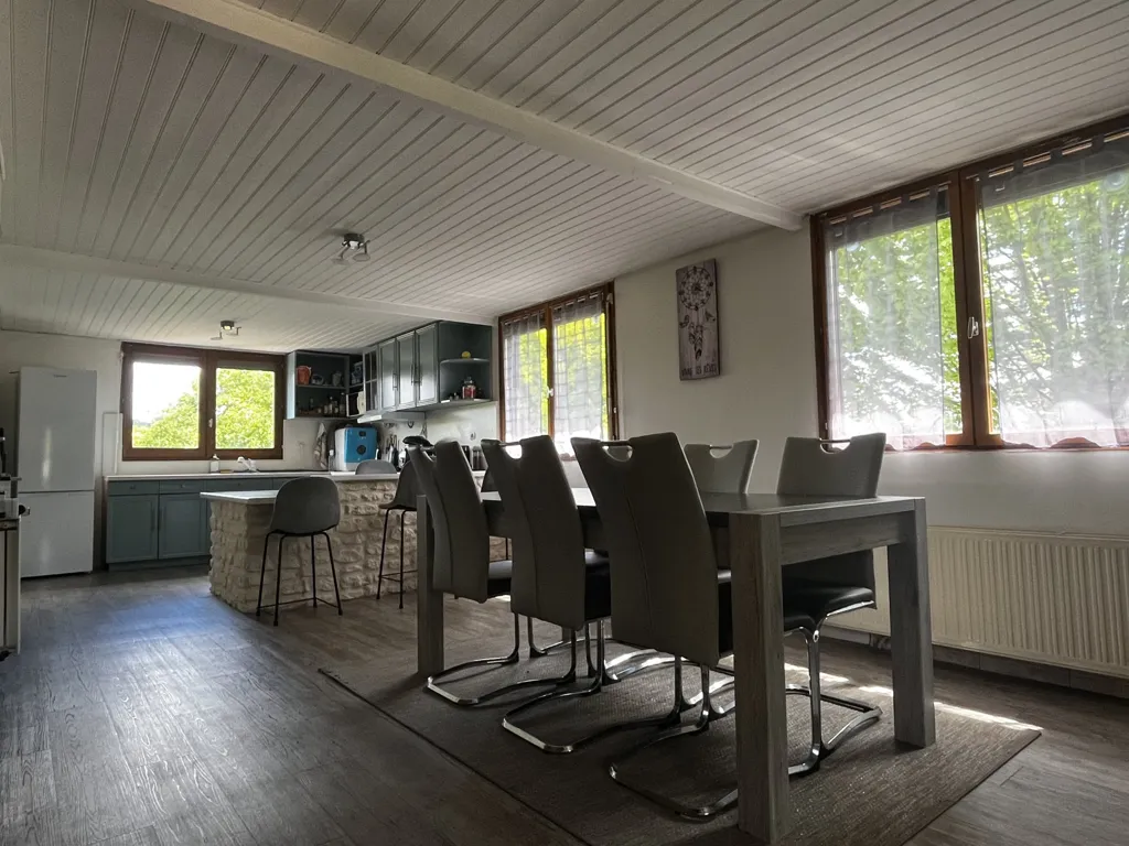 Dining Room - House with Garden in Normandy, Near Shops