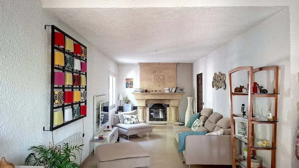 Séjour - Maison de Luxe avec Piscine à Cabrières
