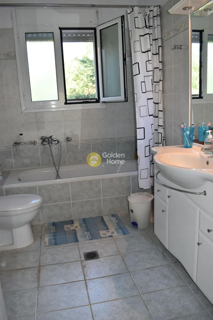 Bathrooms - Seafront Villa with Garden in Assos-Lexaio