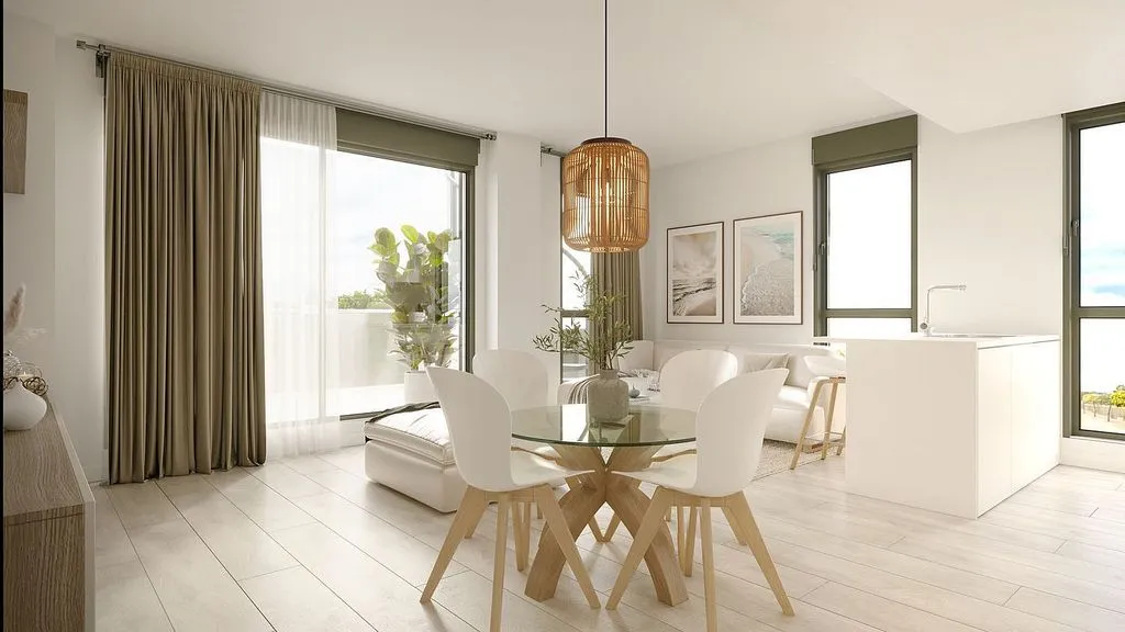 Salle à manger - New Flat with Pool in Guadalupe, Murcia