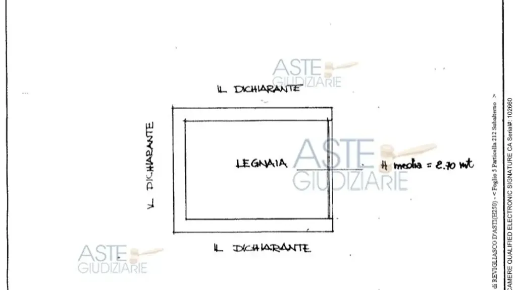 Plan - Historic Residential Complex in Revigliasco d'Asti