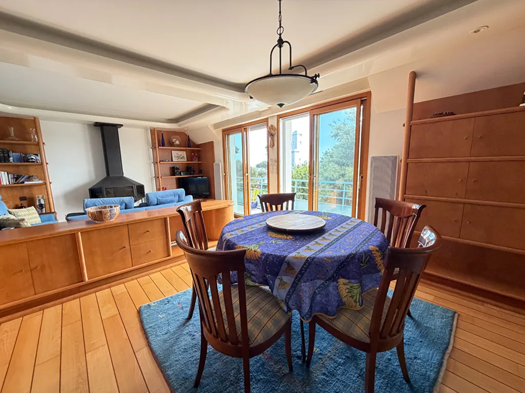 Sala da pranzo - Duplex Flat with Sea View in Bénodet