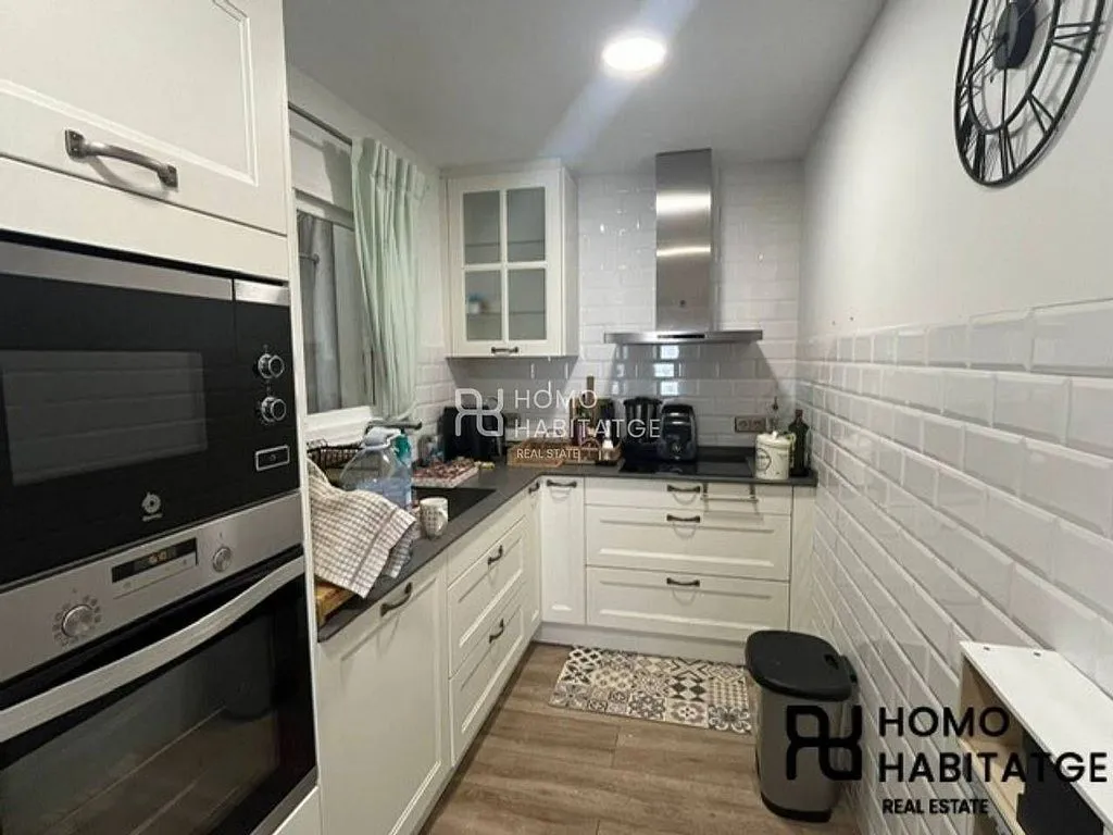 Köök - Modern Flat with Balcony in Egara, Terrassa