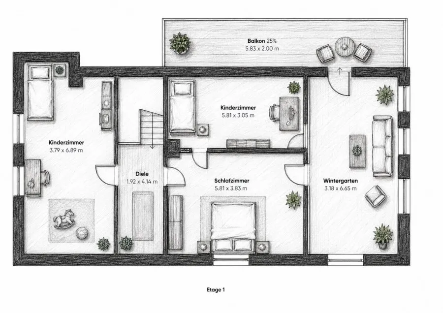 Plan - Maison 7 pièces à Schmelz