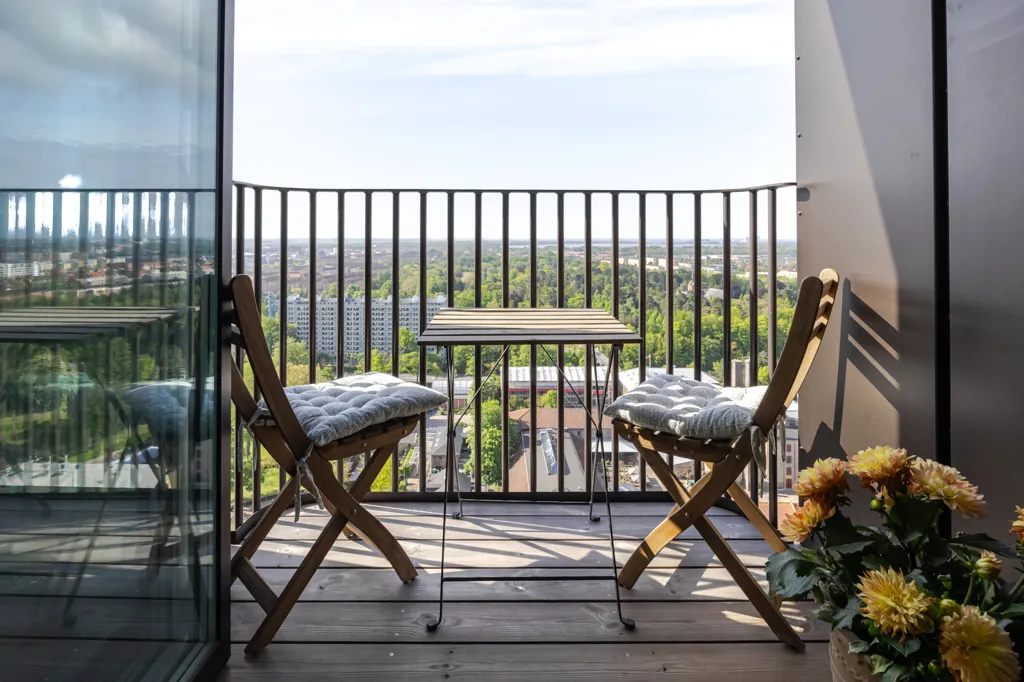 Balcón - Apartment with City View in Copenhagen V