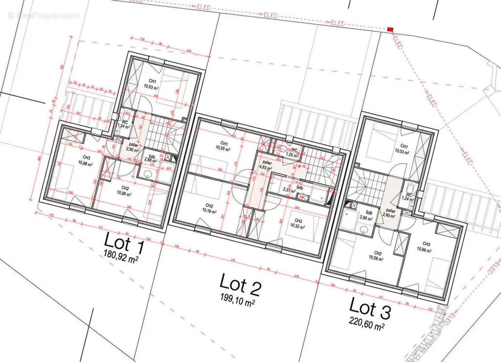 Plan - Villa Moderne avec Jardin à Saint-Maximin-la-Sainte-Baume