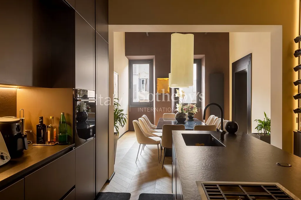 Cuisine - Luxury Apartment with Piazza View in Rome