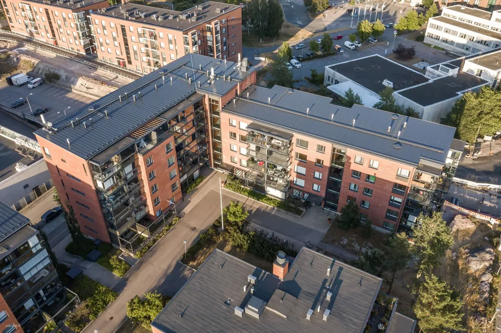Vista aerea - Modern Apartment with Balcony in Pasila, Helsinki