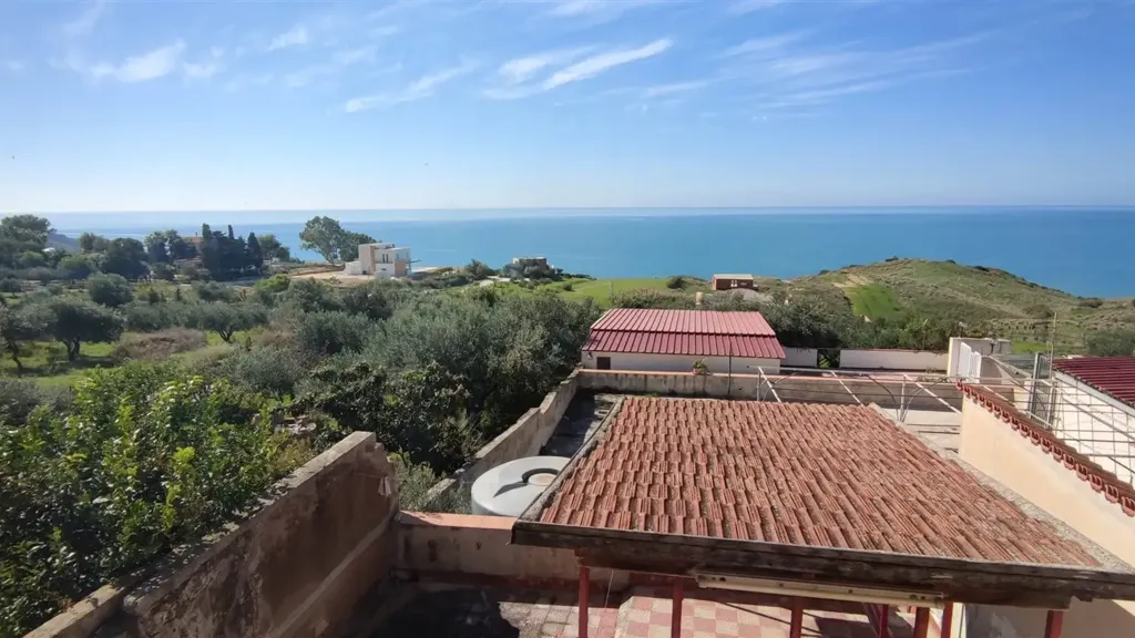 Terrasse - Rustic Villa with Sea View in Sciacca