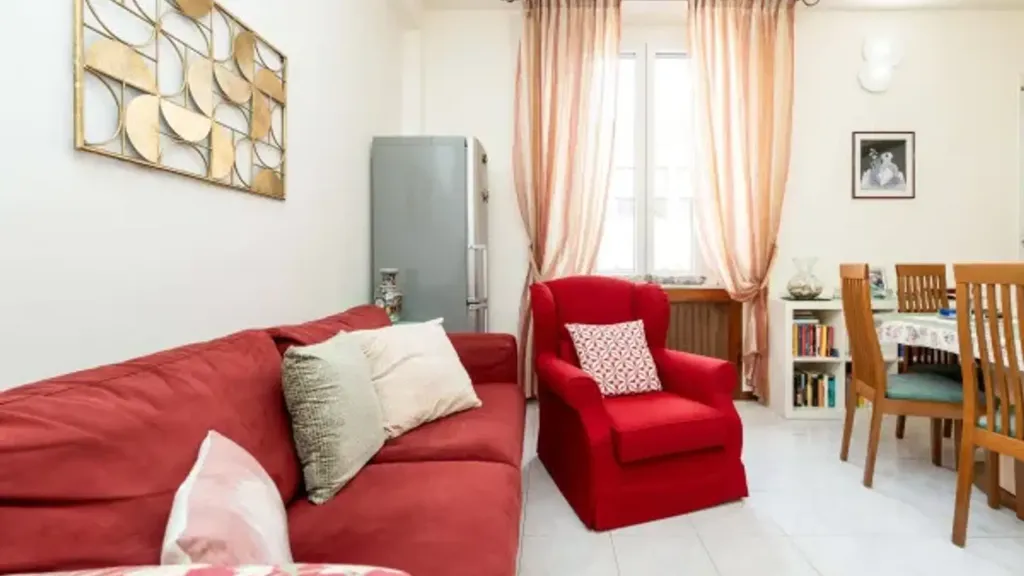 Soggiorno - Two-Bedroom Apartment with Loft in Milan