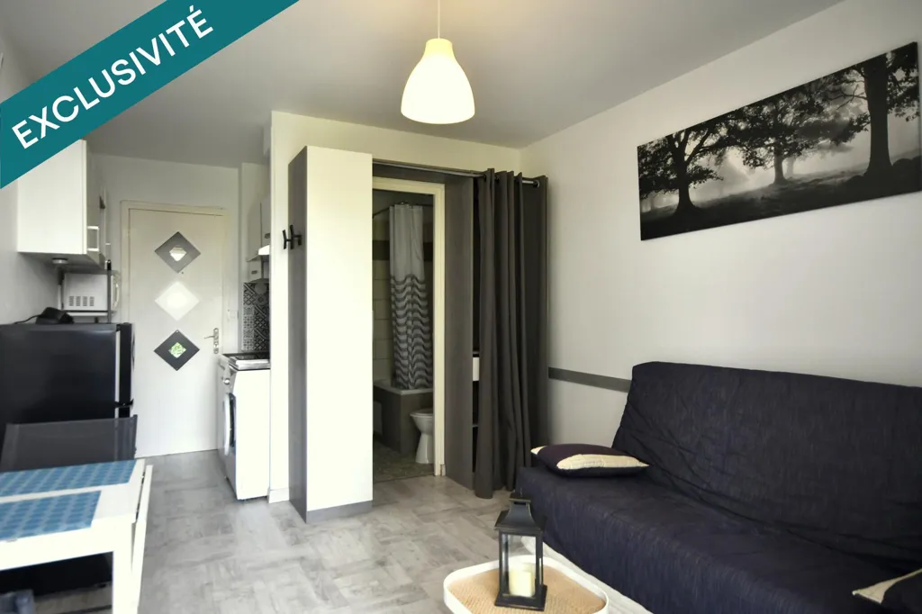Séjour - Studio Meublé avec Balcon à Agen