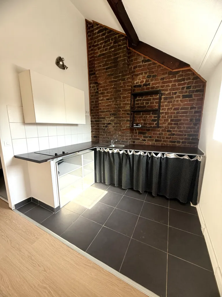 Cuisine - Appartement T2 Lumineux à Courrières