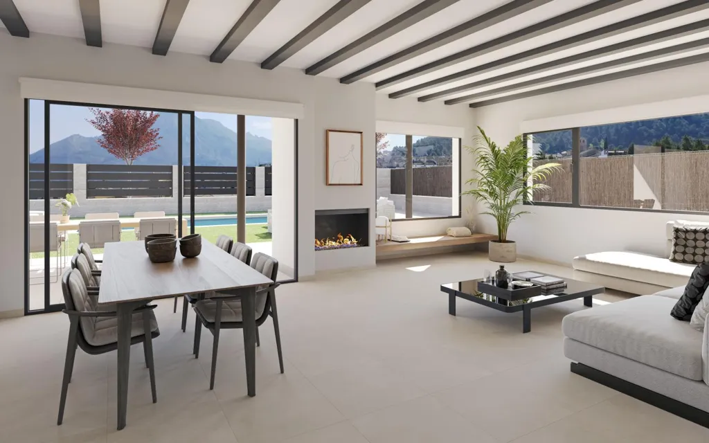Séjour - Detached Villa with Private Pool in Penàguila