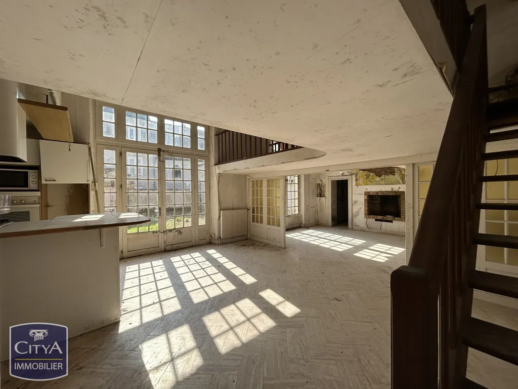 Living Room - Renovated House with Garden in Chartres Centre