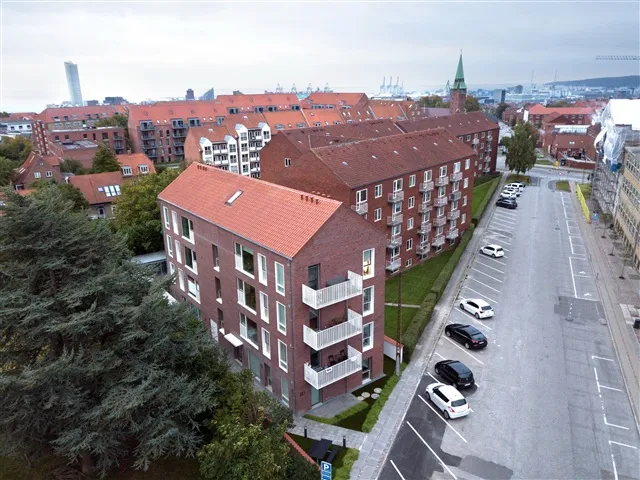 Vue aérienne - 3-Room Apartment with Balcony in Aarhus