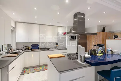 Cuisine - Appartement de Luxe avec Vue Panoramique à Monaco