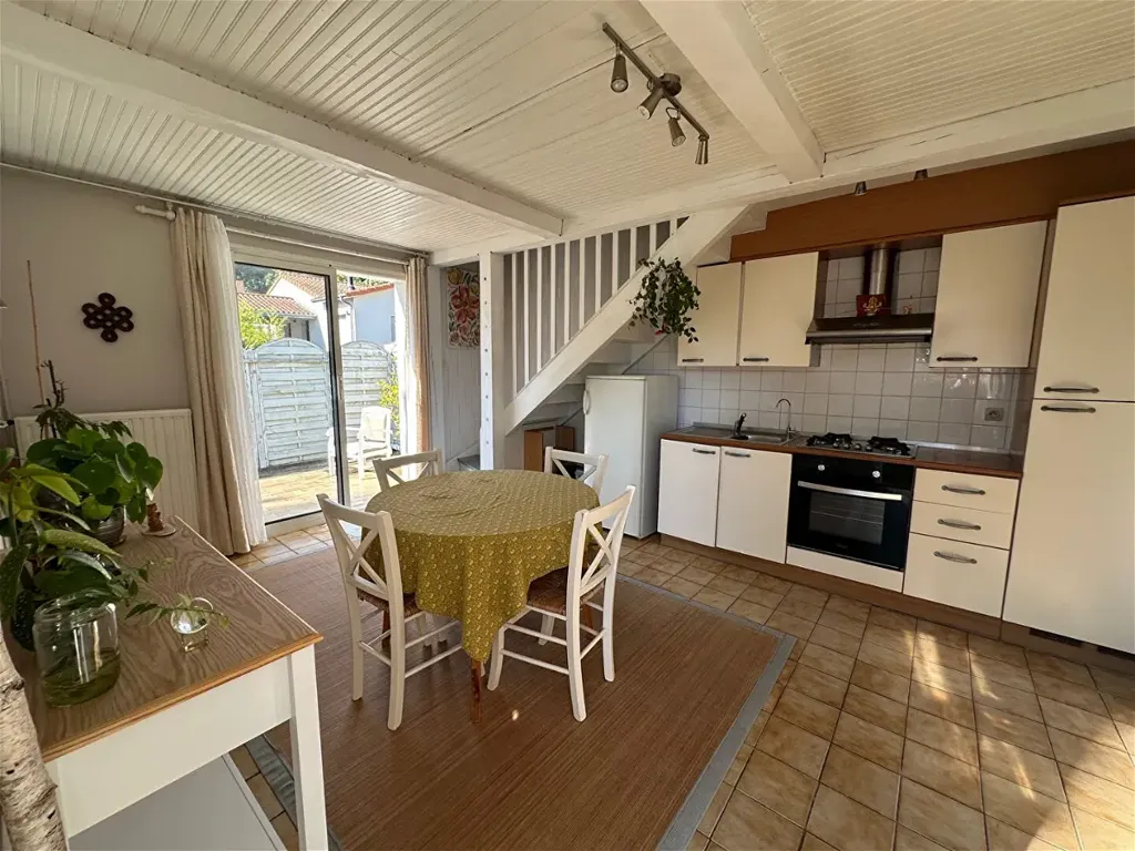 Köök - Flat with Terrace in La Baule Escoublac
