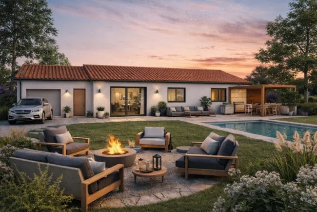 Terrazza - Contemporary Villa Plot near A64, Saint-Julien